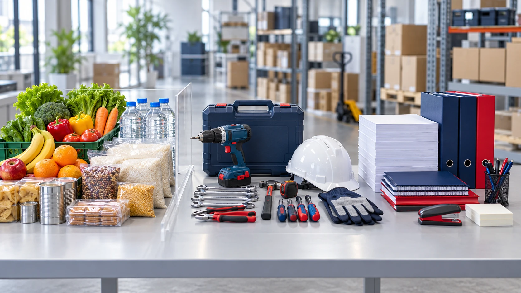 Bahan pangan untuk layanan general supplier pada company profile GES